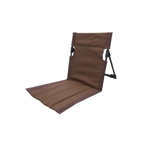 Folding Ground-Hugging Outdoor Chair With V-Shaped Design