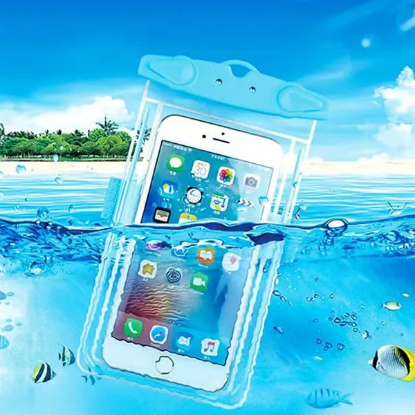 Waterproof transparent Phone Pouch With Touchscreen Lanyard