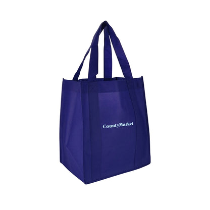 13"w x 15"h with a 10" Gusset Shopping Tote