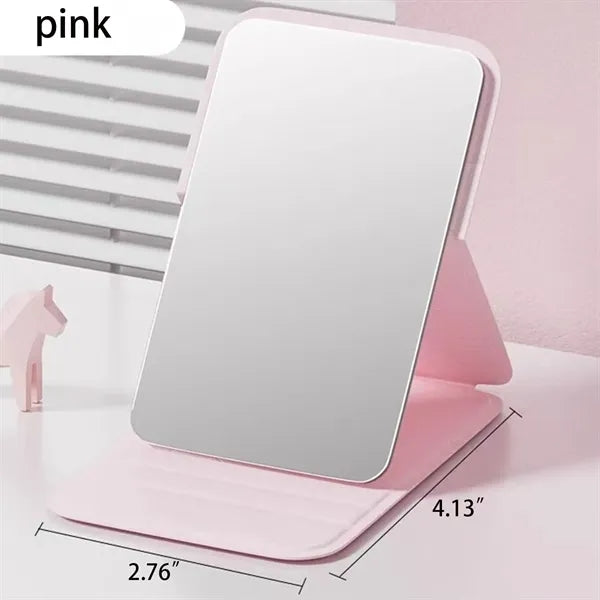 Portable Foldable Makeup Mirror Travel Cosmetic Accessory