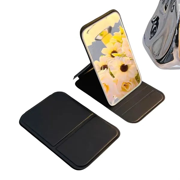 Portable Foldable Makeup Mirror Travel Cosmetic Accessory