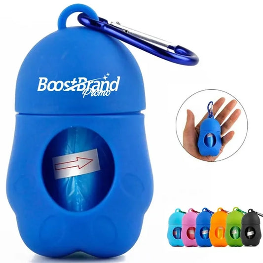 Portable Pet Waste Bag Dispenser with Carabiner