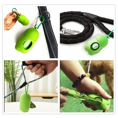 Portable Pet Waste Bag Dispenser with Carabiner