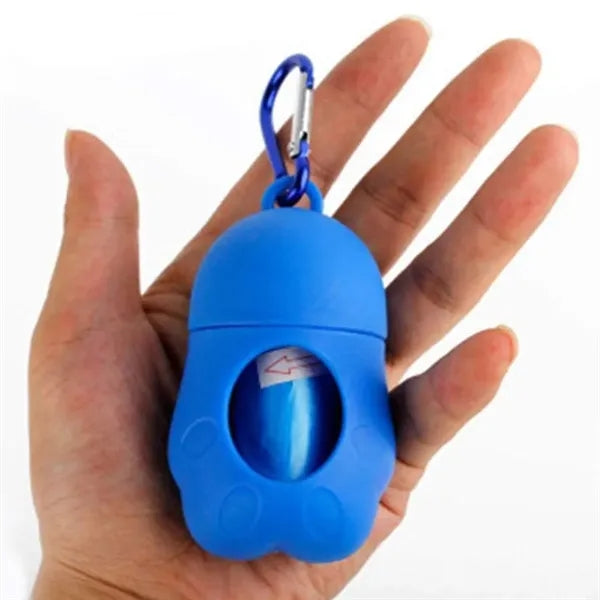 Portable Pet Waste Bag Dispenser with Carabiner