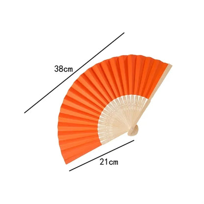 Customizable Bamboo Hand Fan for Events