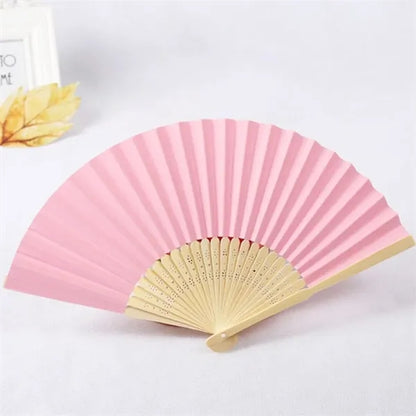 Customizable Bamboo Hand Fan for Events