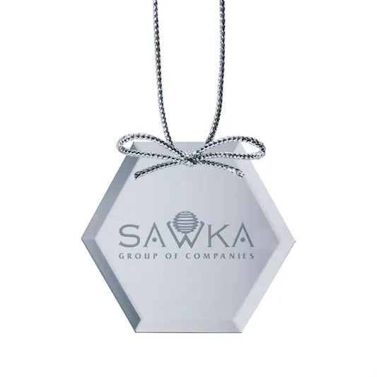 Mirror Ornament - Hexagon