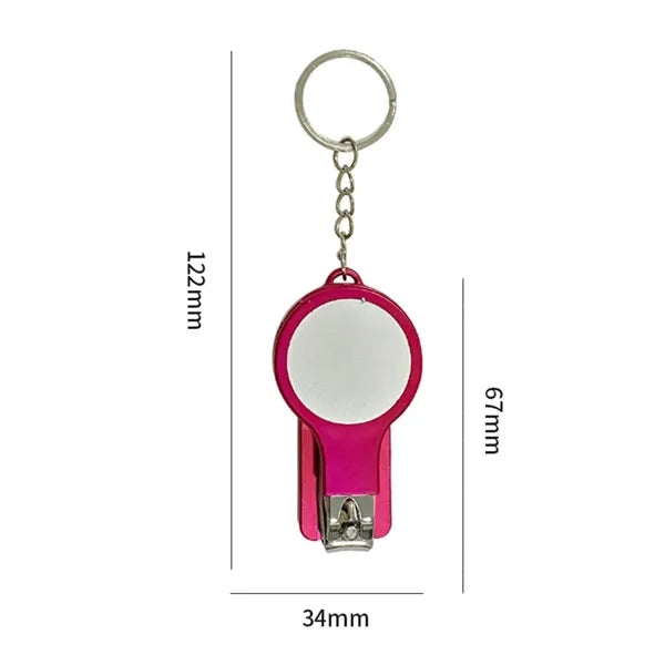 Multi-Function Nail Clipper Keychain