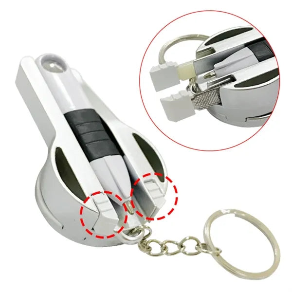 Multi-Function Nail Clipper Keychain