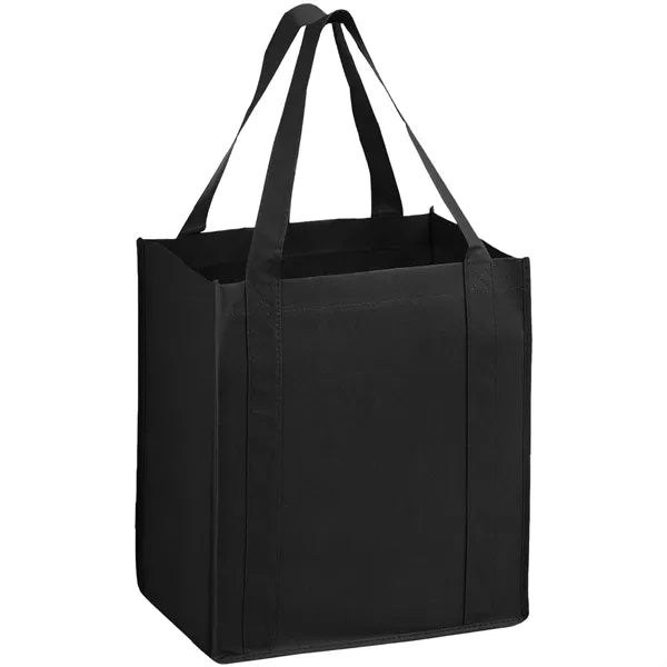 Heavy Duty Non-Woven Shopping Tote Bag w/ Gusset 13"x15"x10"