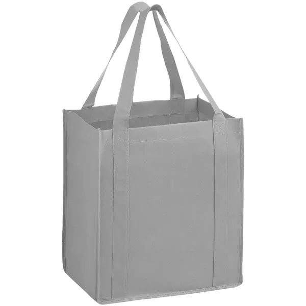 Heavy Duty Non-Woven Shopping Tote Bag w/ Gusset 13"x15"x10"