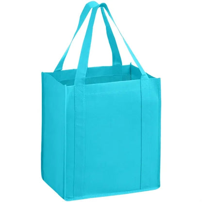 Heavy Duty Non-Woven Shopping Tote Bag w/ Gusset 13"x15"x10"