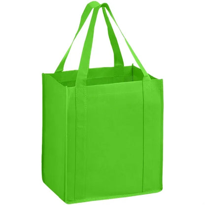 Heavy Duty Non-Woven Shopping Tote Bag w/ Gusset 13"x15"x10"