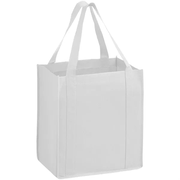 Heavy Duty Non-Woven Shopping Tote Bag w/ Gusset 13"x15"x10"