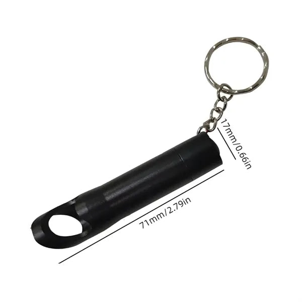 Mini LED Flashlight Bottle Opener Keychain