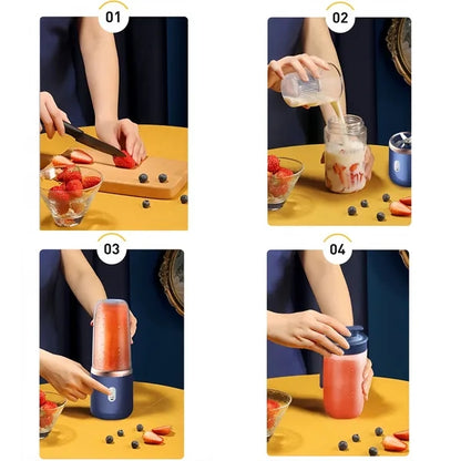 13oz Portable Cordless Blender Smoothies Juices On The Go