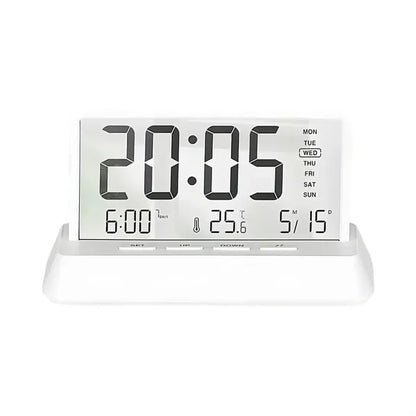 Digital Desk Alarm Clock With Temperature Date Display