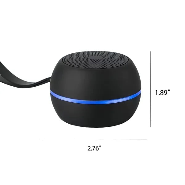Portable Waterproof Bluetooth Speaker With Strap Outdoor Use