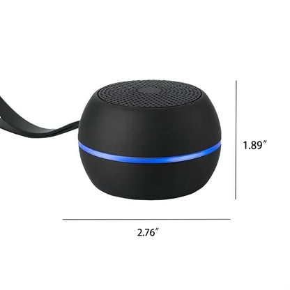 Portable Waterproof Bluetooth Speaker With Strap Outdoor Use