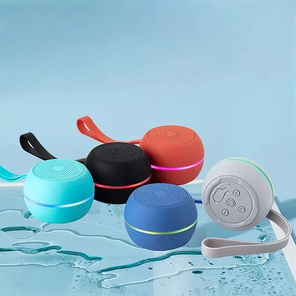 Portable Waterproof Bluetooth Speaker With Strap Outdoor Use