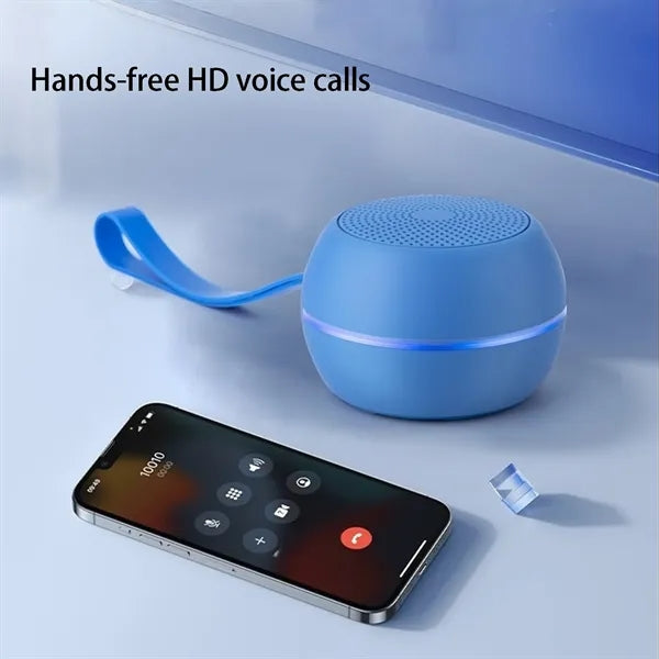 Portable Waterproof Bluetooth Speaker With Strap Outdoor Use