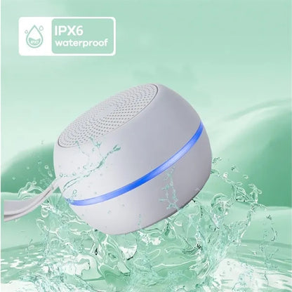 Portable Waterproof Bluetooth Speaker With Strap Outdoor Use