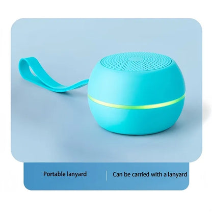 Portable Waterproof Bluetooth Speaker With Strap Outdoor Use