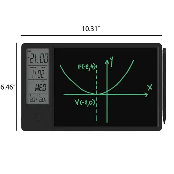Multi Function Writing Tablet With Calendar Clock Temperatur