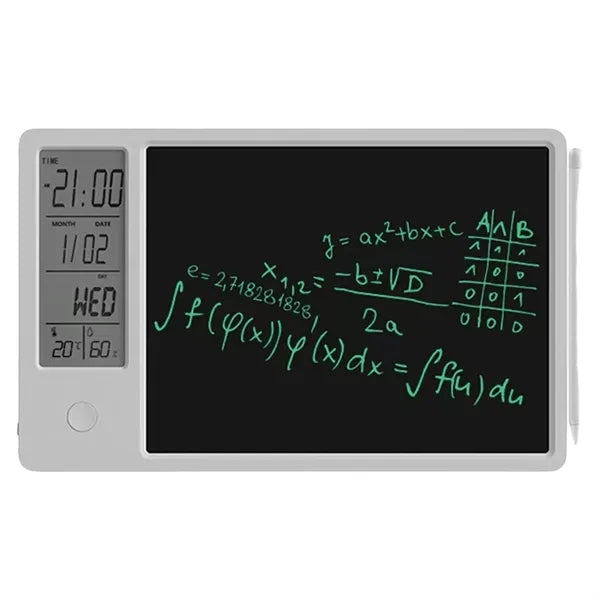 Multi Function Writing Tablet With Calendar Clock Temperatur
