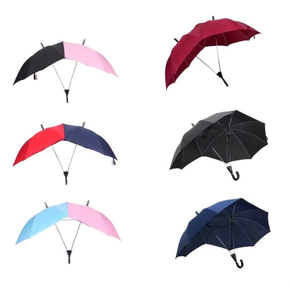 Creative Dual Person Automatic Umbrella Couples Outdoor Use