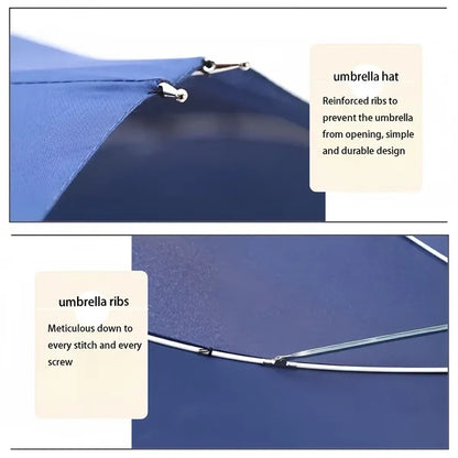Creative Dual Person Automatic Umbrella Couples Outdoor Use