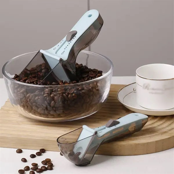 Adjustable Measuring Spoon For Kitchen With Ounces Scale