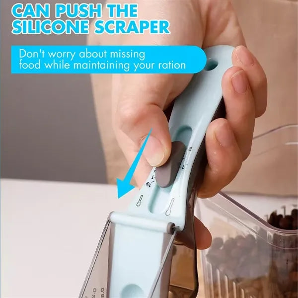 Adjustable Measuring Spoon For Kitchen With Ounces Scale