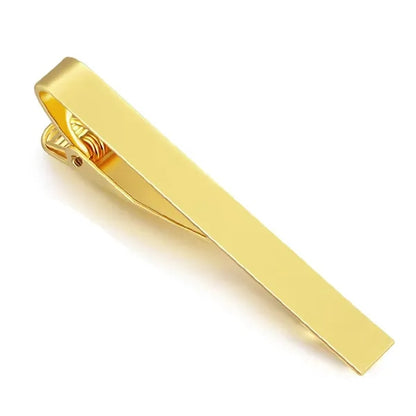 This stainless steel tie clip is the perfect finishing touch