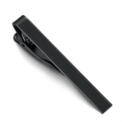 This stainless steel tie clip is the perfect finishing touch