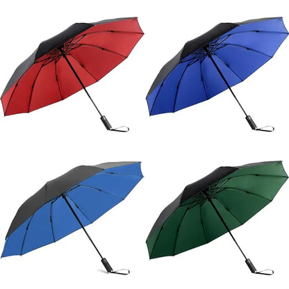 46" Arc Inverted-Close Auto-Open Folding Umbrella