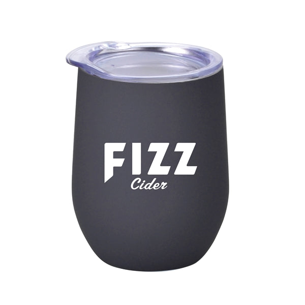 12oz. Rubberize Finish Stainless Steel Stemless Wine Glass