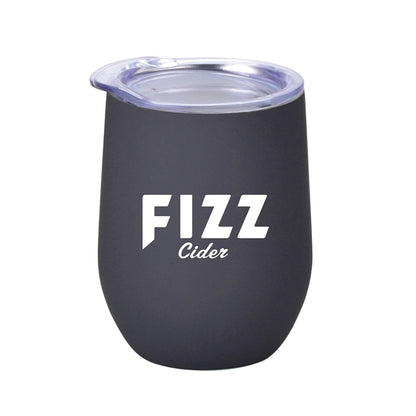 12oz. Rubberize Finish Stainless Steel Stemless Wine Glass