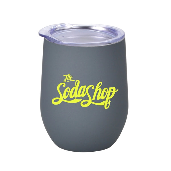 12oz. Rubberize Finish Stainless Steel Stemless Wine Glass