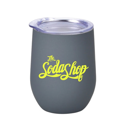 12oz. Rubberize Finish Stainless Steel Stemless Wine Glass