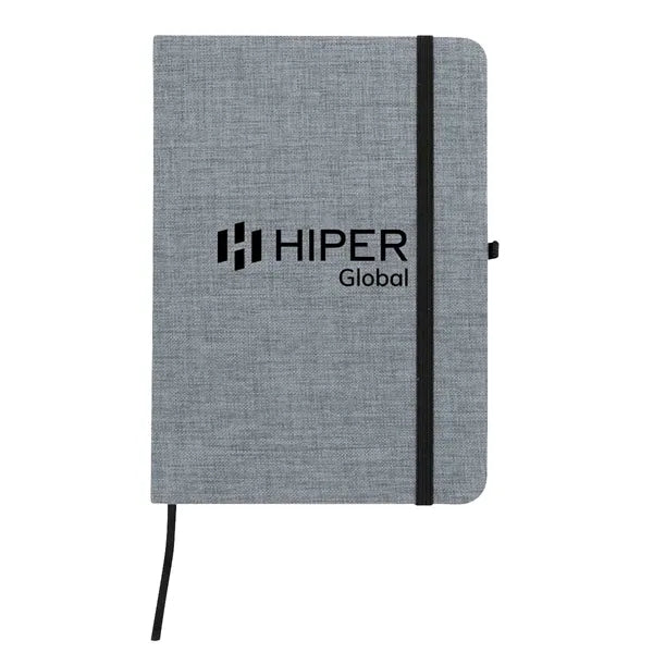 RPET Heathered Journal with pen loop