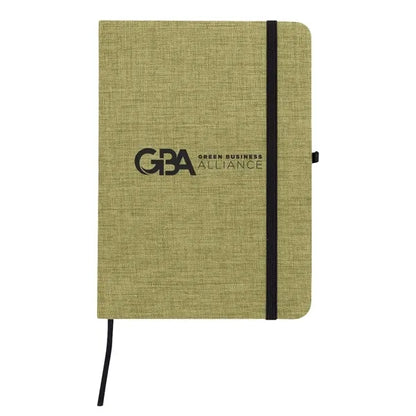 RPET Heathered Journal with pen loop