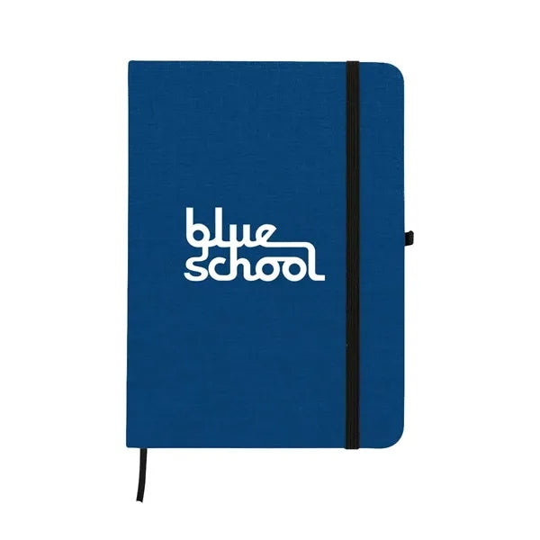 RPET Heathered Journal with pen loop