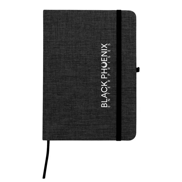 RPET Heathered Journal with pen loop