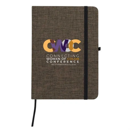 Full Color RPET Heathered Journal with pen loop
