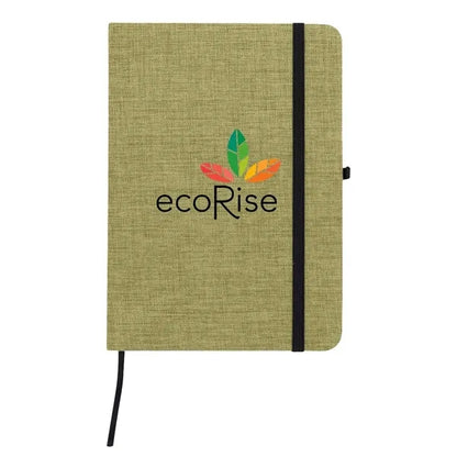 Full Color RPET Heathered Journal with pen loop