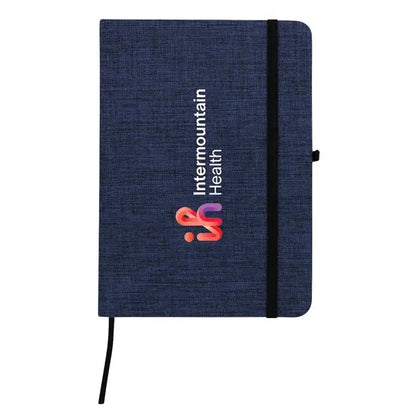 Full Color RPET Heathered Journal with pen loop