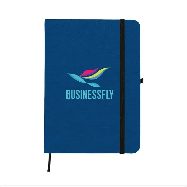 Full Color RPET Heathered Journal with pen loop