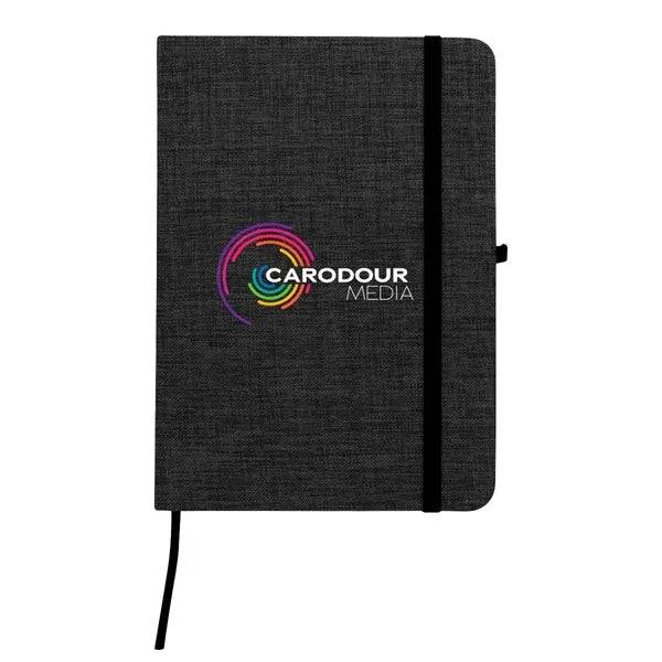 Full Color RPET Heathered Journal with pen loop