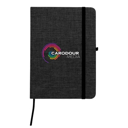 Full Color RPET Heathered Journal with pen loop